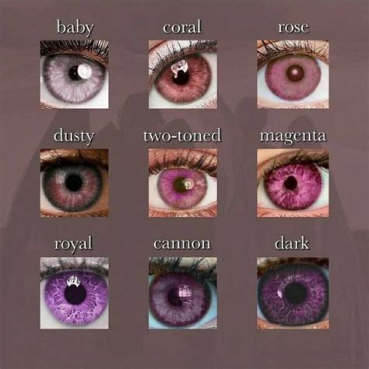 Do violet eyes exist?